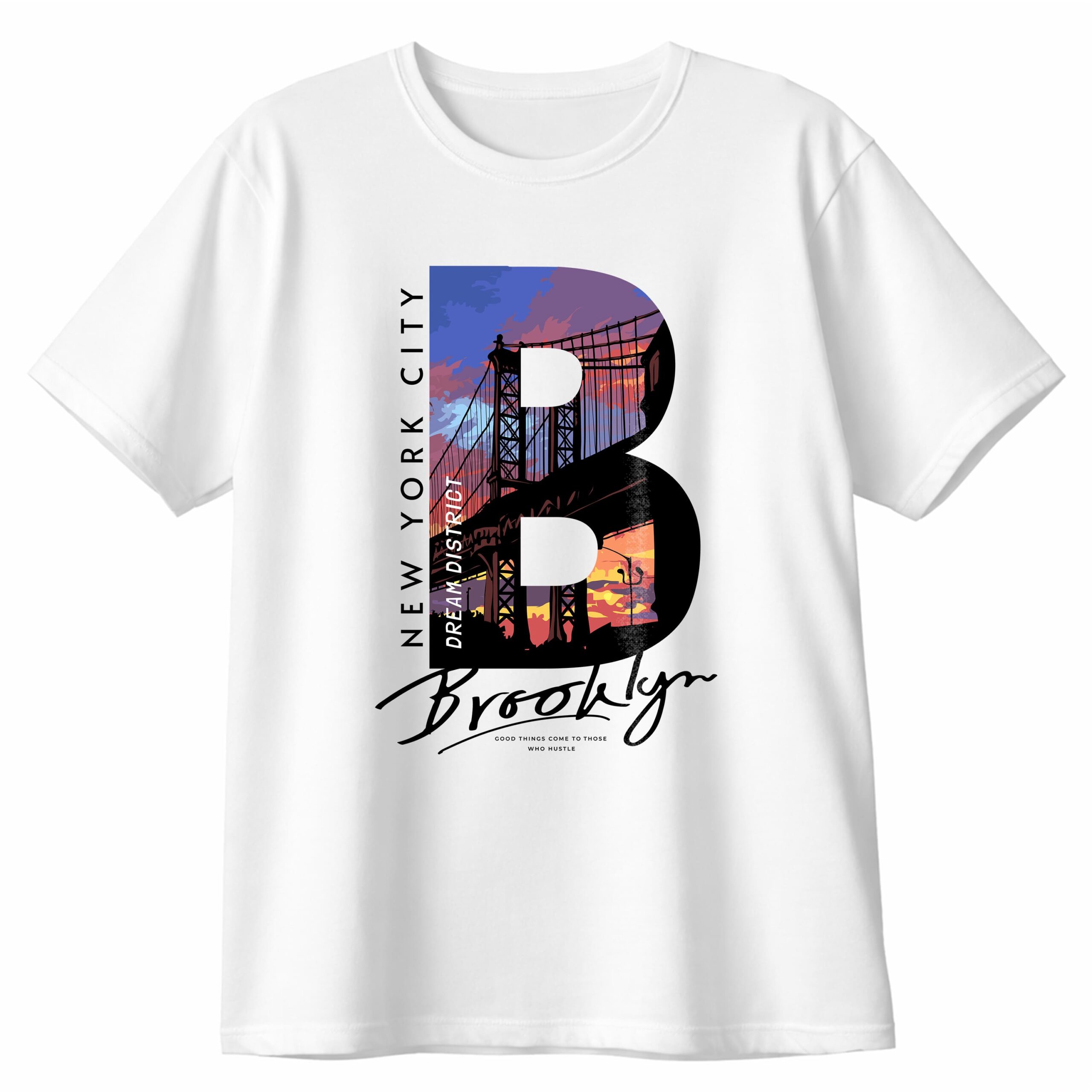 Playera Oversize NYC Broklyn - Premium 250g