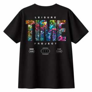 Playera Oversize Leisure Time - Premium 250g