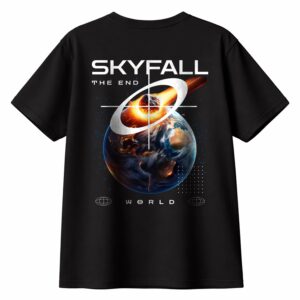 Playera Oversize Skyfall - Premium 250g