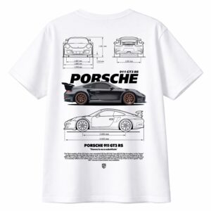 Playera Oversize Porche 911 GT3 - Premium 250g
