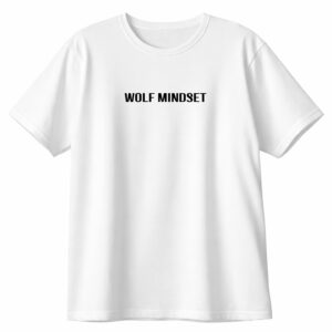 Playera Oversize Wolf Mindset - Premium 250g